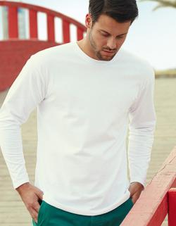 Premium Longsleeve Herren T-Shirt + Waschbar bis 60 °C